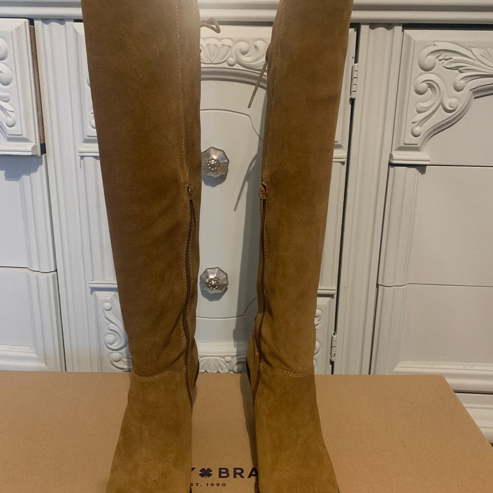 Lucky brand Pembe boots oiled suede Tapenade, New in box, size 7